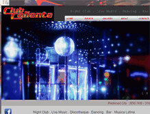 Tablet Screenshot of clubcaliente.net